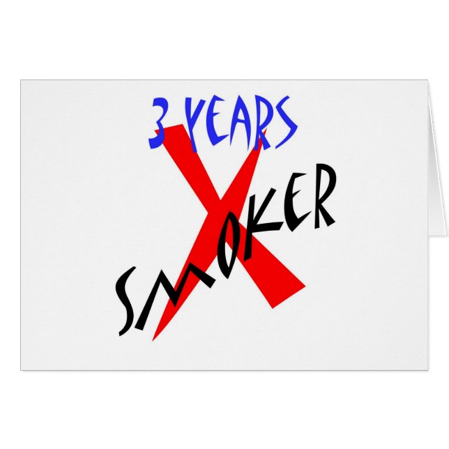 3 Years Red X-smoker (Front Horizontal)