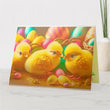 3 Yellow Little Easter Chicks Collection