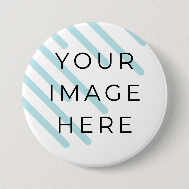 3" Your image here 7.5 Cm Round Badge (Front)
