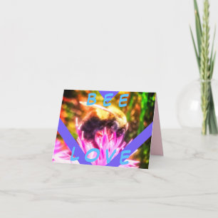 3BEE LOVE SMALL GREETING CARD