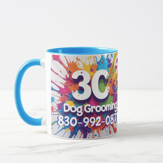 3C Dog Grooming Mug (Left)