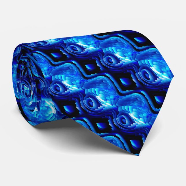 3D Abstract Art 19A-19B Options Tie (Rolled)