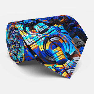 3D Abstract Art 23 Tie
