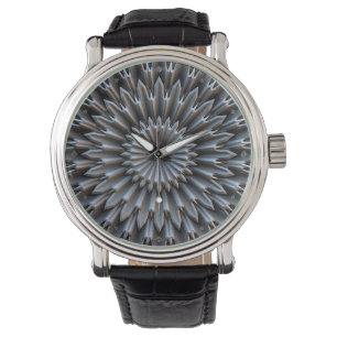 3D Abstract Art 7 Watch & Numeral Options