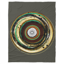 3D ABSTRACT Fleece Blanket