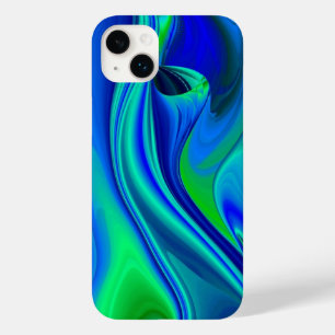 3D Abstract in green blue purple Case-Mate iPhone 14 Plus Case