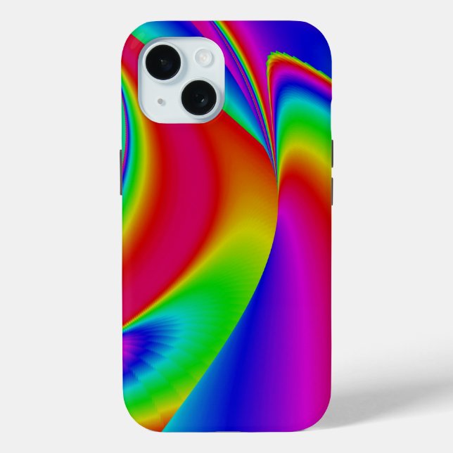 3D Abstract Rainbow Art Case-Mate iPhone Case (Back)