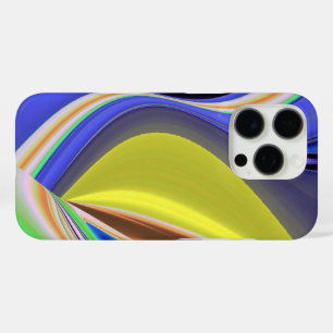 3D Abstract Rainbow Art iPhone 16 Pro Case