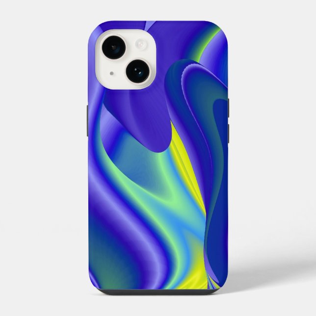 3D Abstract Rainbow Art iPhone Case (Back)