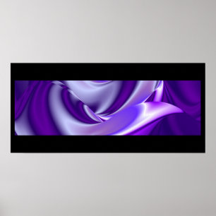 3D Abstract Rainbow Art Poster