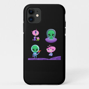 3D Alien Character Design iPhone 11 Case