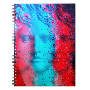 3d anaglyph effect. Covid-mutants. David Apollo. G Notebook