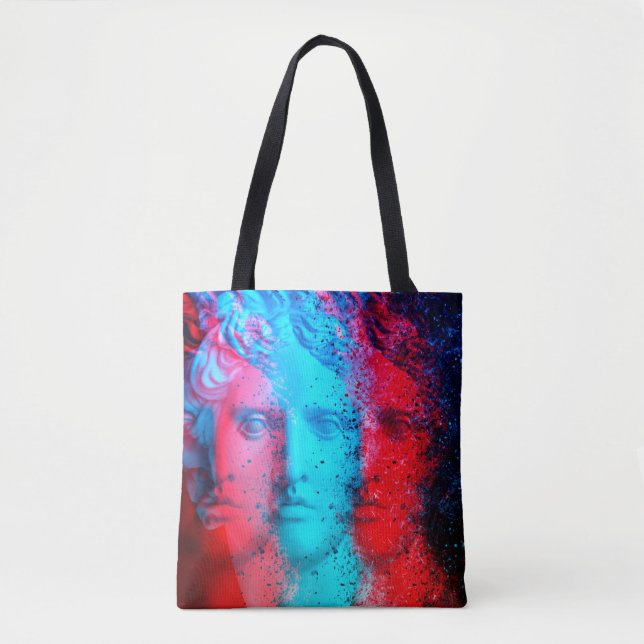 3d anaglyph effect. Covid-mutants. David Apollo. G Tote Bag (Front)