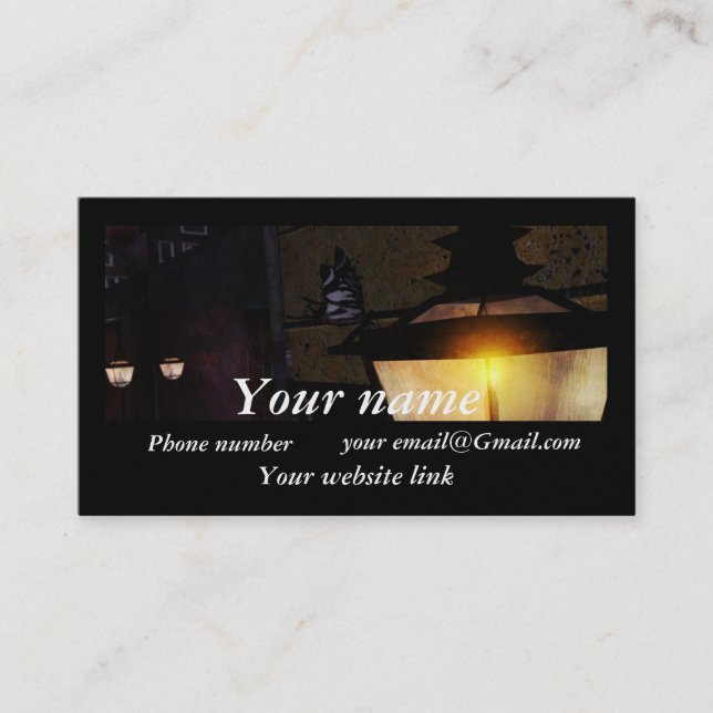 3D animation and modelling Business Card (Front)