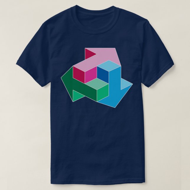 3D Arrows T-Shirt (Design Front)