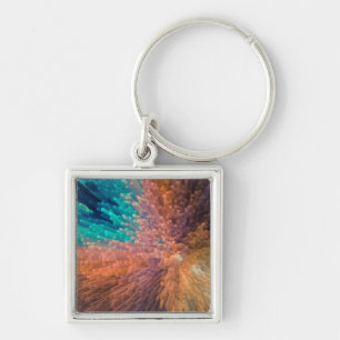 3D Art abstract Key Ring