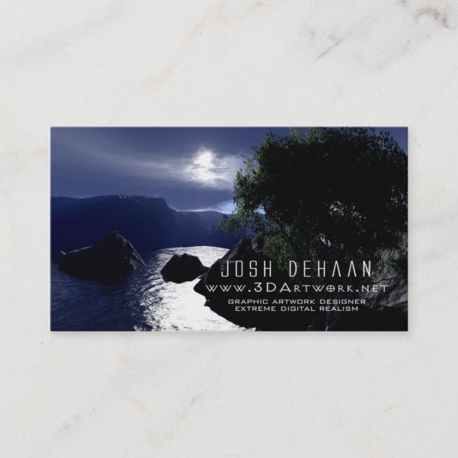 3D Artwork Business Cards v1 (Front)