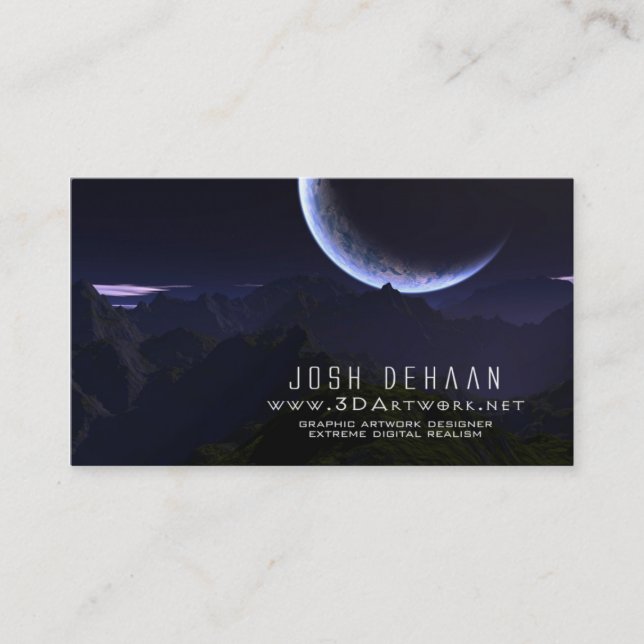 3D Artwork Business Cards v2 (Front)