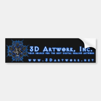 3D Artwork, Inc. Bumper Sticker