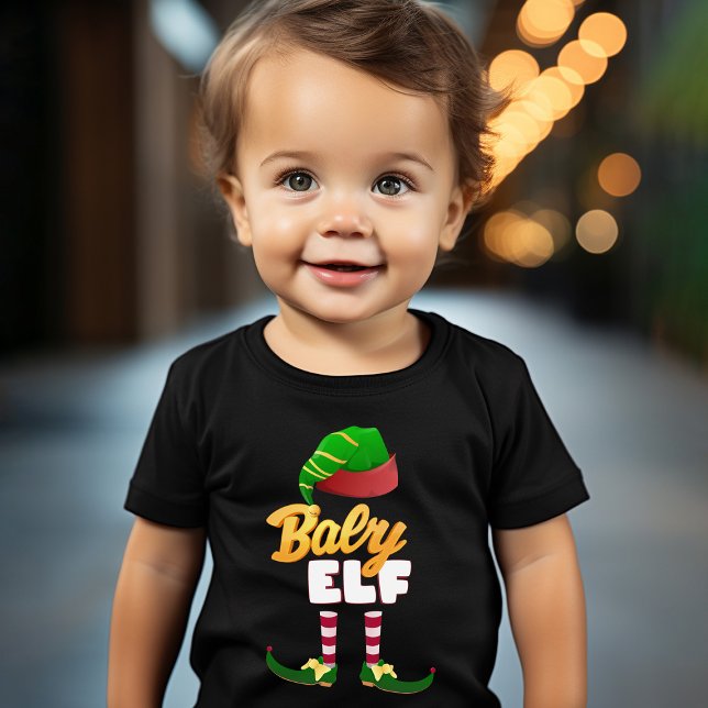3D Baby Elf Fun Family Matching Baby T-Shirt (Creator Uploaded)