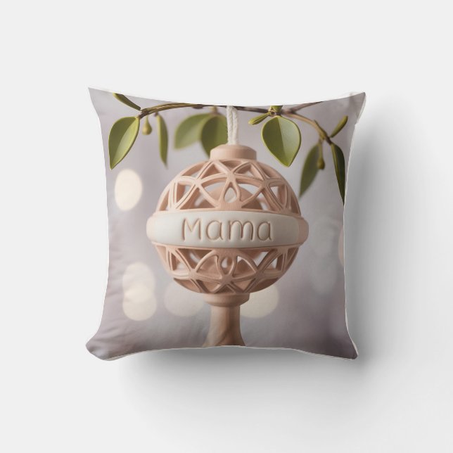 3D Baby Rattle - Double Image Design Cushion (Front)