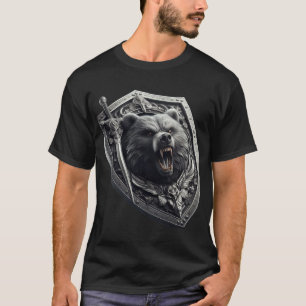 3d Bear Shield T-Shirt