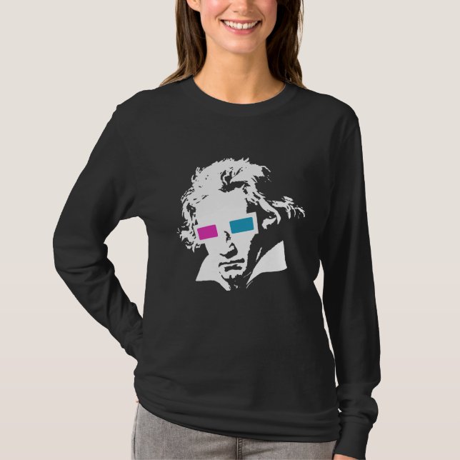 3D Beethoven T-Shirt (Front)
