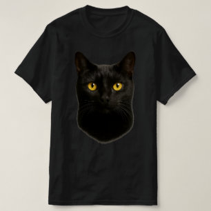 3D Black Cat - Realistic Feline   Cute Cat Lover  T-Shirt