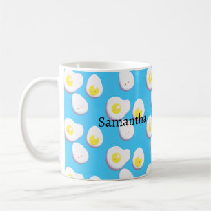 3D Boiled And Fried Eggs Coffee Mug