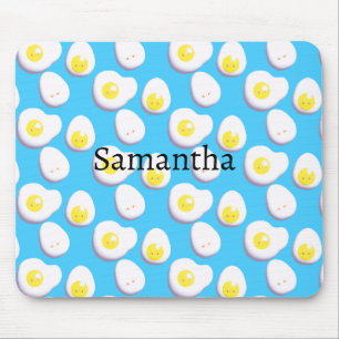 3D Boiled And Fried Eggs Mouse Pad