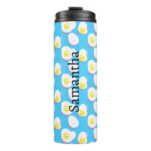 3D Boiled And Fried Eggs Thermal Tumbler