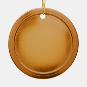3D Bronze Foil Seal Elegant Excellence Award Medal Ceramic Ornament