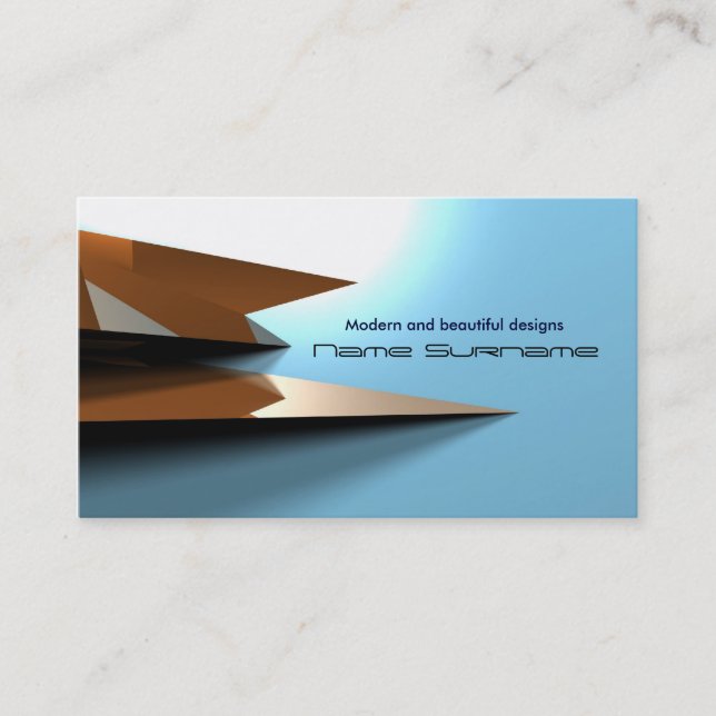 3d business card (Front)