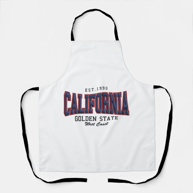 3D California  Apron (Front)
