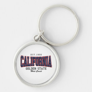 3D California  Key Ring