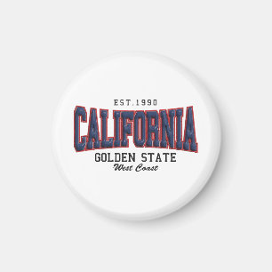 3D California  Magnet