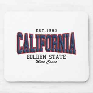 3D California  Mouse Pad