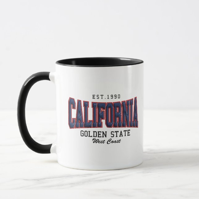3D California  Mug (Left)