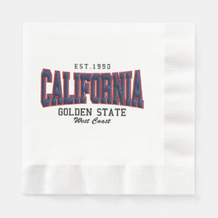 3D California  Napkin