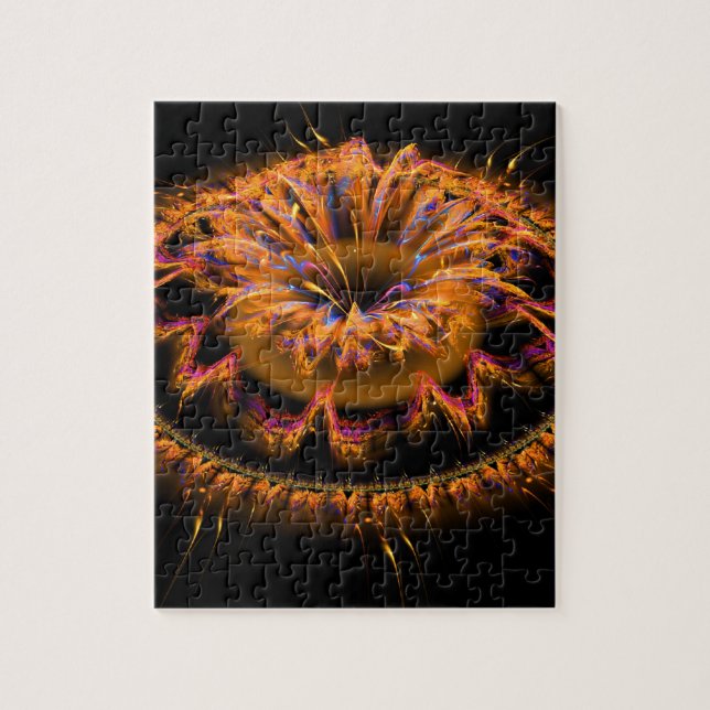 3d Chakra Mandala Jigsaw Puzzle (Vertical)