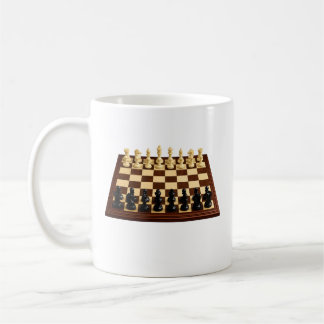 3D Chess Set Coffee Mug – Elegant Chessboard Desig