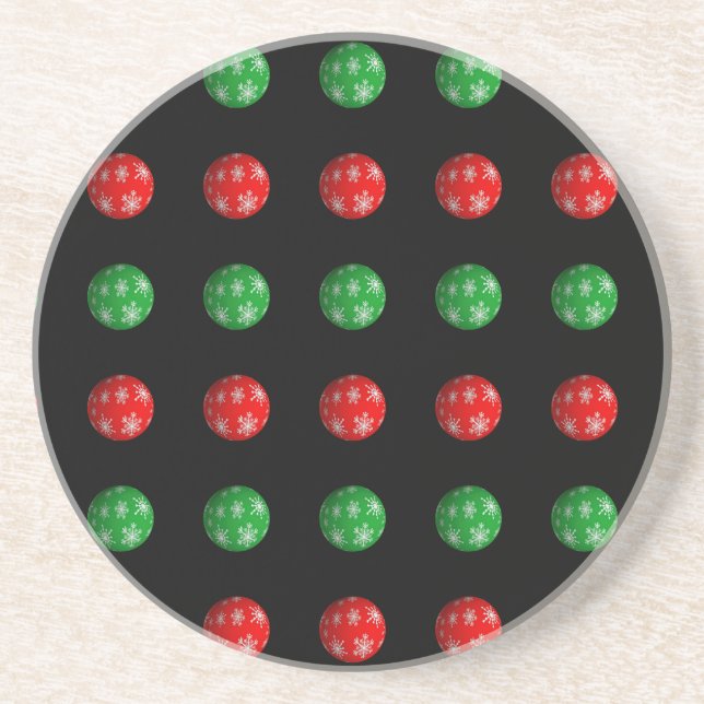 3D Christmas Balls Coaster (Front)