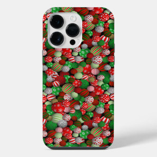 3D Christmas Balls iPhone Case