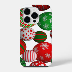 3D Christmas Balls iPhone Case