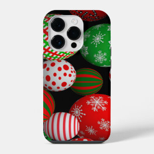 3D Christmas Balls iPhone Case