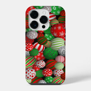 3D Christmas Balls iPhone Case