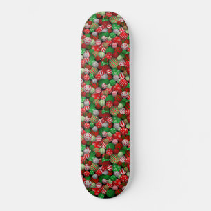 3D Christmas Balls Skateboard