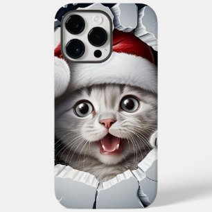 3D Christmas Kitten  Case-Mate iPhone 14 Pro Max Case