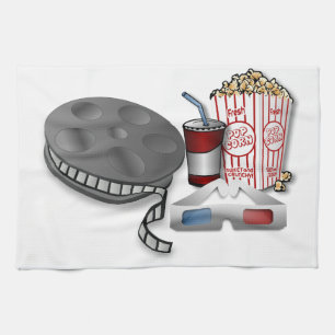 3D Cinema Tea Towel