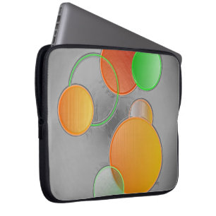 3D Circles Electronics Bag